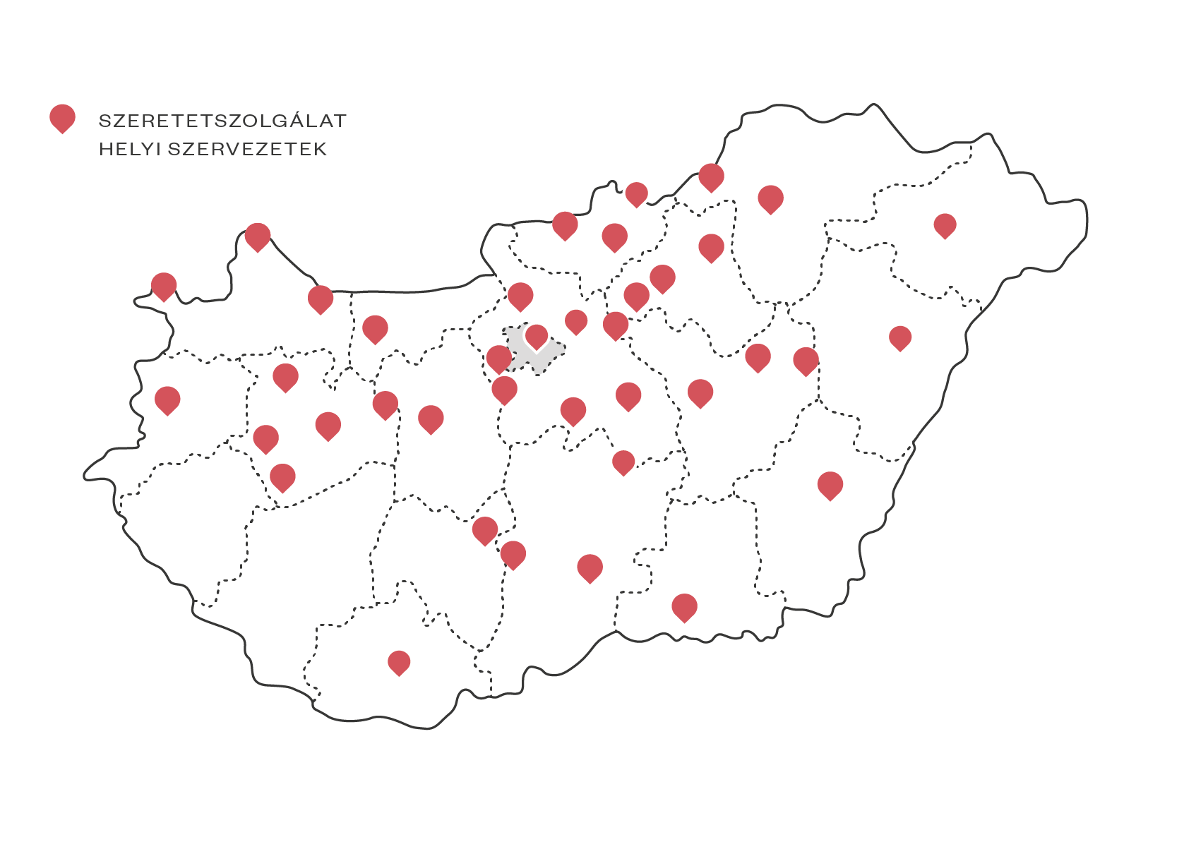 Helyi szolgálatok térképe